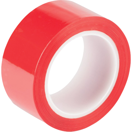 Ruban &agrave; coller rouge, 48 mm (1-22/25") x 66 m (216,5')  Brunswick Fyr & Safety