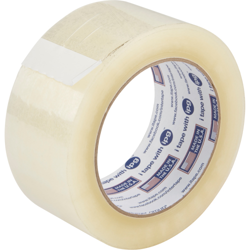 Box Sealing Tape, Acrylic Adhesive, 2 mils, 48 mm (1-22/25") x 99.97 m (328') Brunswick Fyr & Safety