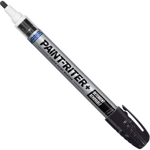 Marqueur &agrave; peinture nettoyable au d&eacute;tergent Paint-Riter+, Liquide, Noir Brunswick Fyr & Safety