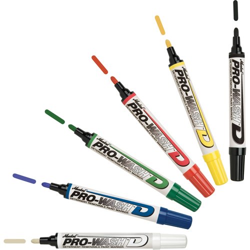 Paint-Riter&reg;+ Water Removable Paint Marker, Liquid, Red Brunswick Fyr & Safety