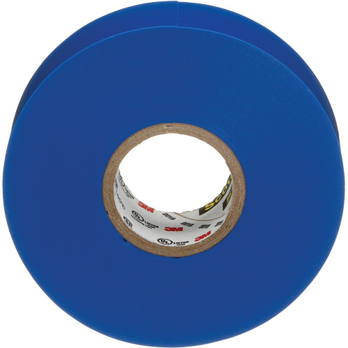 Scotch&reg; 35 Colour Coded Tape, 19 mm (3/4") x 20.1 m (66'), Blue, 7 mils Brunswick Fyr & Safety