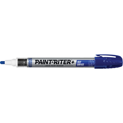 Paint-Riter&reg; + Oily Surface Marker, Liquid, Blue Brunswick Fyr & Safety