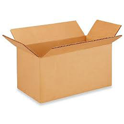 Boîte en carton ondul&eacute;, 8" lo x 4" la x 4" h, ondulations C Brunswick Fyr & Safety