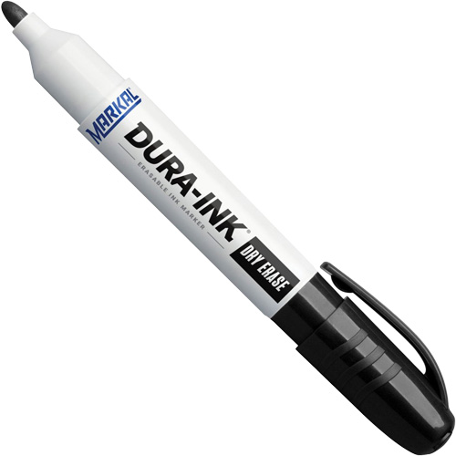 Marqueurs &agrave; essuyage &agrave; sec Dura-Ink, Noir, Pointe Ronde Brunswick Fyr & Safety