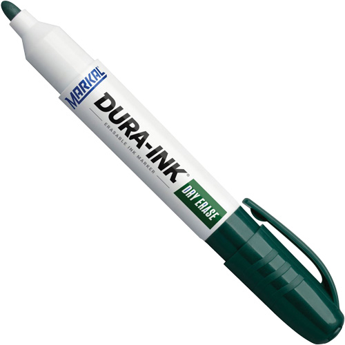 Dura-Ink&reg; Dry Erase Ink Markers, Green, Bullet Tip Brunswick Fyr & Safety