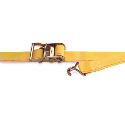 Logistic Straps, Ratchet, 2" W x 16' L, 500 lbs. (230 kg) WLL Brunswick Fyr & Safety
