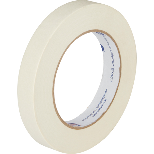 General Purpose Masking Tape, 18 mm (3/4") x 55 m (180'), Beige Brunswick Fyr & Safety