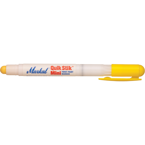 Mini marqueur de peinture Quik Stik, B&acirc;ton plein, Jaune Brunswick Fyr & Safety
