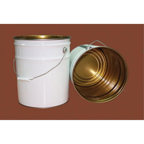 Pail with Lid, Metal, 20 L Brunswick Fyr & Safety