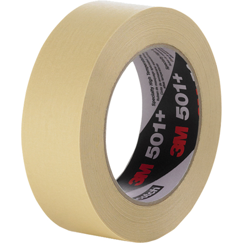 501+ High Temperature Masking Tape, 18 mm (3/4") x 55 m (180'), Tan Brunswick Fyr & Safety