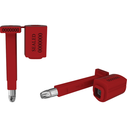 Scell&eacute;s de haute s&eacute;curit&eacute; Locktainer, 3-1/4", M&eacute;tal, Scell&eacute; &agrave; boulon Brunswick Fyr & Safety