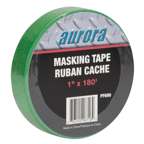 Ruban-cache pour peintres, 25 mm (1") x 55 m (180'), Vert Brunswick Fyr & Safety