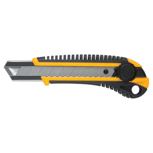 Couteau ATK800, 25 mm, Acier au carbone, Robuste, Prise en Caoutchouc Brunswick Fyr & Safety