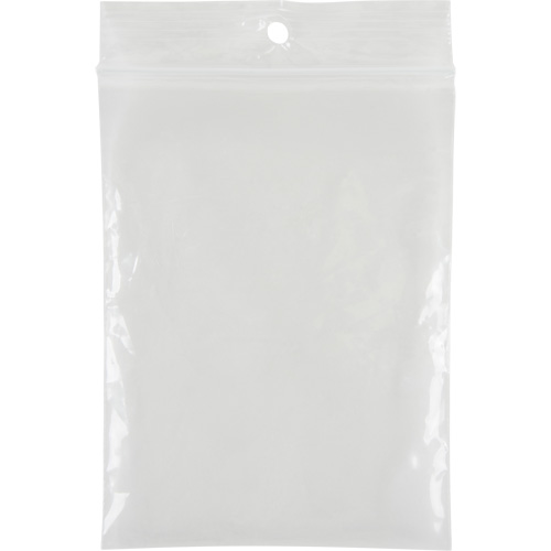 Sacs en poly, Refermable, 4" x 3", 4 mils Brunswick Fyr & Safety