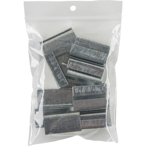 Sacs en poly, Refermable, 4" x 3", 4 mils Brunswick Fyr & Safety