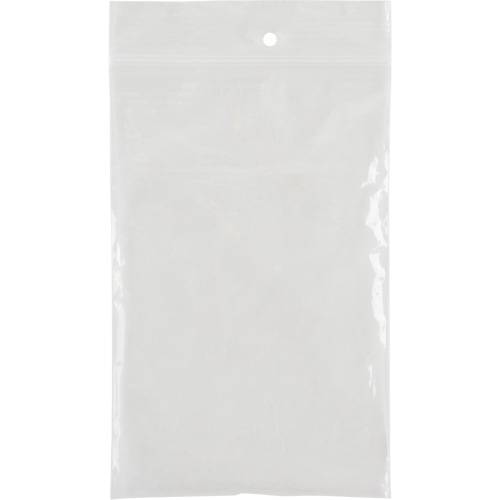 Sacs en poly, Refermable, 6" x 4", 2 mils Brunswick Fyr & Safety