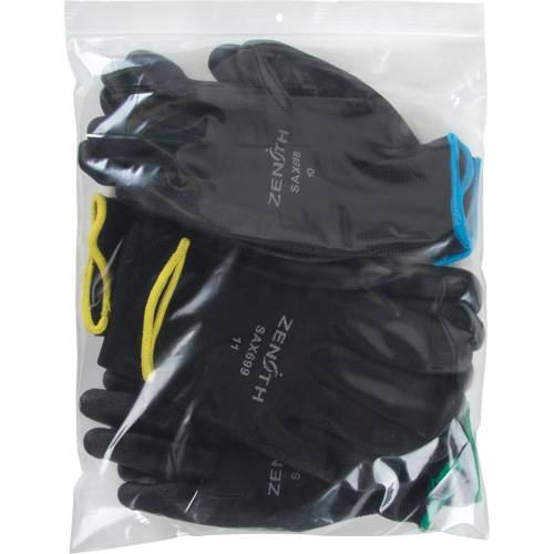 Sacs en poly, Refermable, 12" x 10", 2 mils Brunswick Fyr & Safety