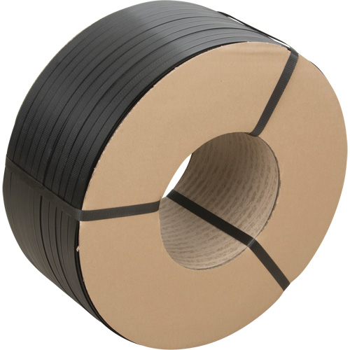 Feuillard, Polypropyl&egrave;ne, 5/8" la x 6000' lo, Noir, Calibre Manuel Brunswick Fyr & Safety