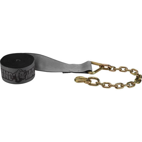 Winch Strap with Chain Anchor Brunswick Fyr & Safety