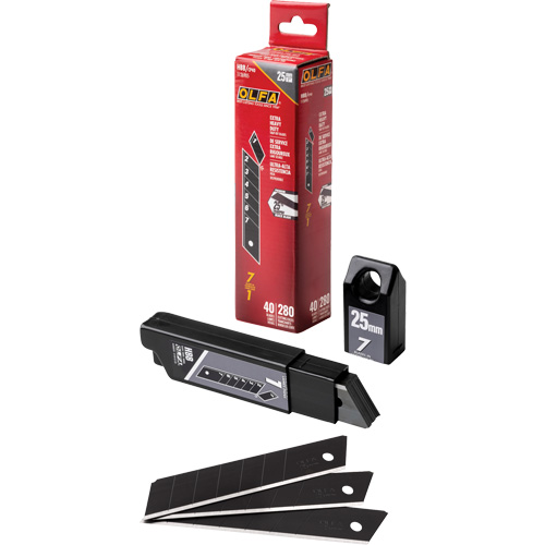 Ultra-Sharp Black Replacement Blades, Snap-Off Style Brunswick Fyr & Safety