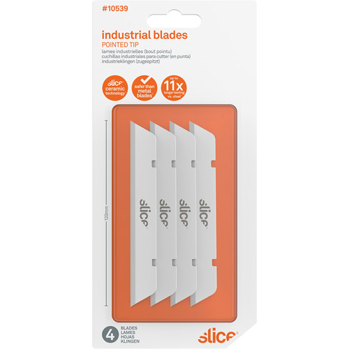 Slice Pointed Tip Finger-Friendly Replacement Blade, Single Style Brunswick Fyr & Safety