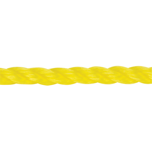 3/8" Braided Yellow Rope, Polypropylene, 630' Brunswick Fyr & Safety