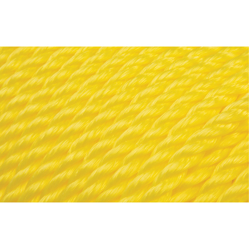3/8" Braided Yellow Rope, Polypropylene, 630' Brunswick Fyr & Safety
