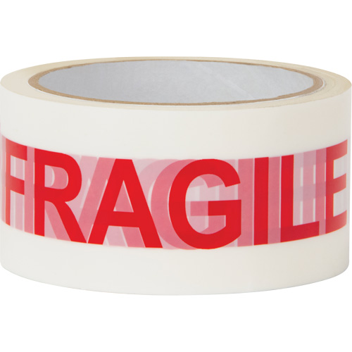 Ruban d'emballage Fragile, Adh&eacute;sif Thermofusible, 2 mils, 48 mm (2") x 100 m (328') Brunswick Fyr & Safety