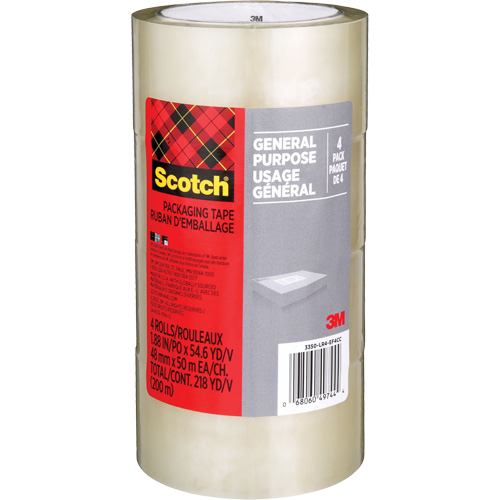 Ruban d'emballage pour l'exp&eacute;dition Scotch 175G, 48 mm (2") x 50 m (164') Brunswick Fyr & Safety