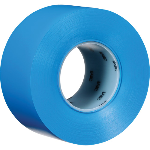 Durable Floor Marking Tape 971, 3" x 108', Vinyl, Blue Brunswick Fyr & Safety