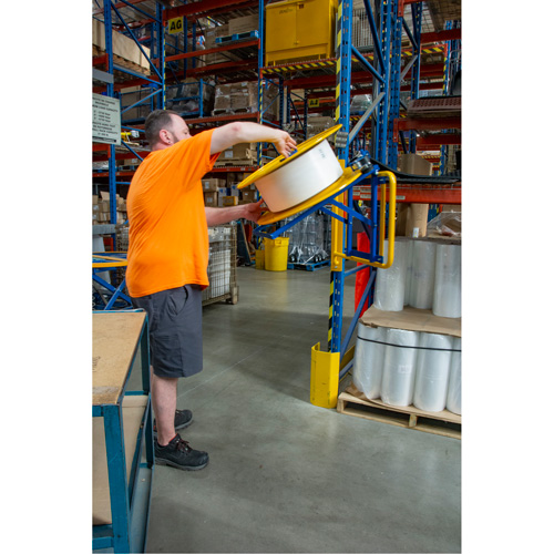 Strapping Dispenser, Polyester/Steel/Polypropylene Straps, 16"/8" Core Dia., 3"/8"/6" Roll Width Brunswick Fyr & Safety