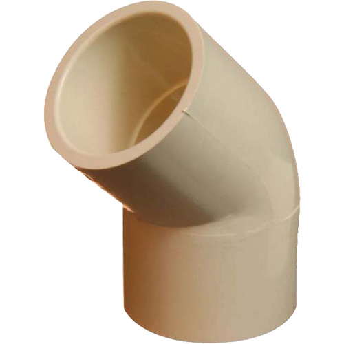 Flowguard Gold&reg; 45° Elbow Fitting, Standard, CPVC, 1/2" Brunswick Fyr & Safety