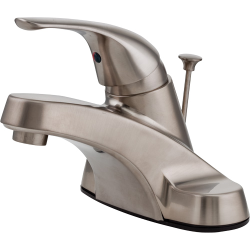 Robinet de salle de bain &agrave; commande unique s&eacute;rie Pfirst Brunswick Fyr & Safety