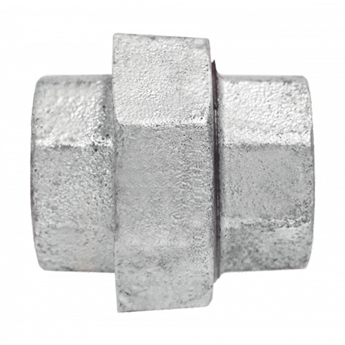 Raccord union pour tuyau, 1/8", Fer galvanis&eacute;, FPT Brunswick Fyr & Safety