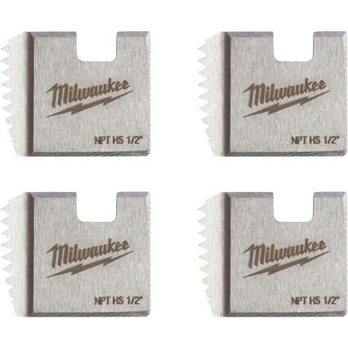 Matrices de tuyauterie portables NPT, Pour tuyau de 1/2", Alliage/Acier rapide Brunswick Fyr & Safety