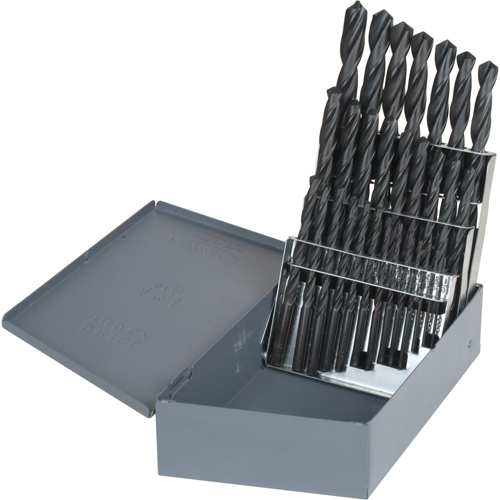 Hyper Jobber Length Drill Bit Set, 21 Pieces, High Speed Steel Brunswick Fyr & Safety