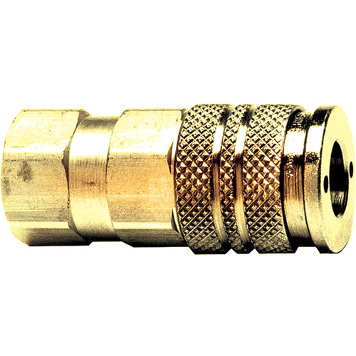 D&eacute;connexion rapide automatique &agrave; une main, Laiton, 1/4" x 3/8" Brunswick Fyr & Safety