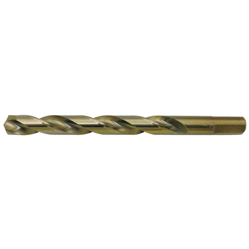 JET-KUT&reg; Gold Super Premium M2 Jobber Drill Bit, High Speed Steel, 25/64", 135° Point Angle Brunswick Fyr & Safety