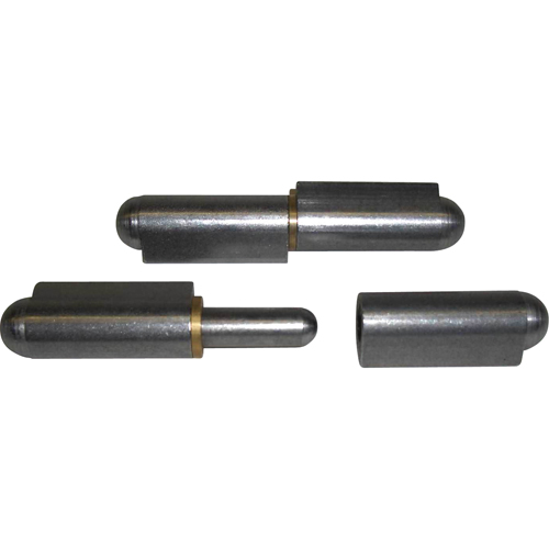 Weld-On Hinge with Washer, 5/16" Dia. x 3-3/16" L, Aluminum w/Fixed Stainless Steel Pin Brunswick Fyr & Safety