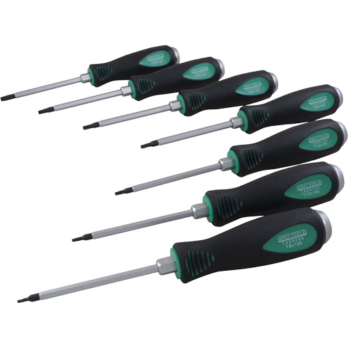 Torx&reg; Screwdriver Set, 7 Pcs. Brunswick Fyr & Safety