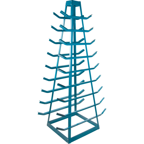 Supports pour tuyaux - Rangement horizontal, Horizontal, 9 Niveaux, 18" la x 40" p x 84" h, 1800 lb Cap. Brunswick Fyr & Safety