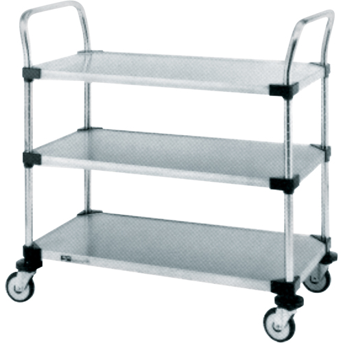 Chariots utilitaires pour service r&eacute;gulier, 2 Tiers, 18" la x 39" h x 30" p, Capacit&eacute; 500 lb Brunswick Fyr & Safety
