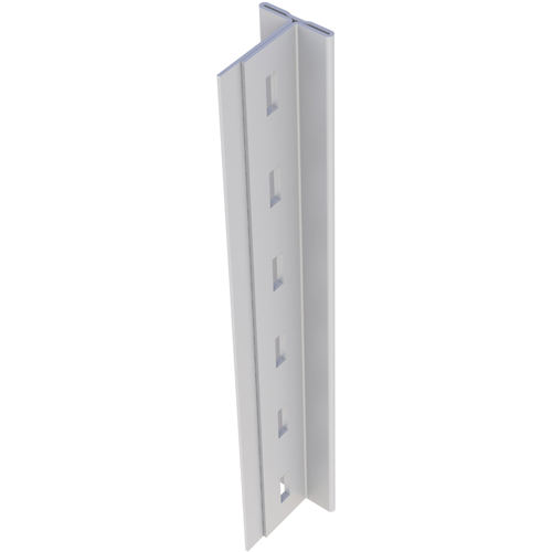 Montant en T pour rayonnage enclenchable Interlok, Acier, Hauteur 112" Brunswick Fyr & Safety