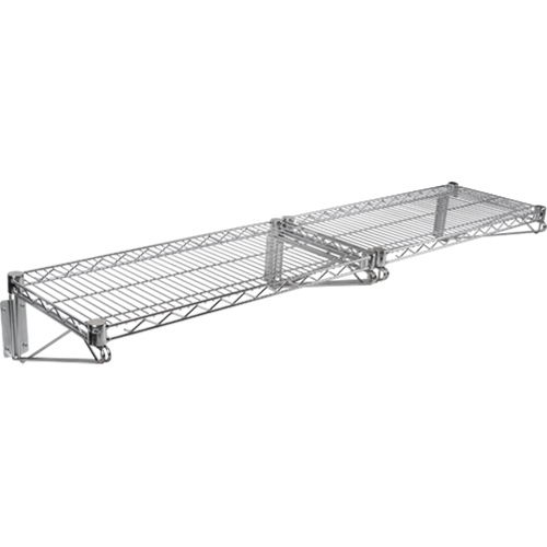 Ensemble d'&eacute;tag&egrave;re murale en treillis, Double Support, 200 lb Capacit&eacute;, 14" p Brunswick Fyr & Safety