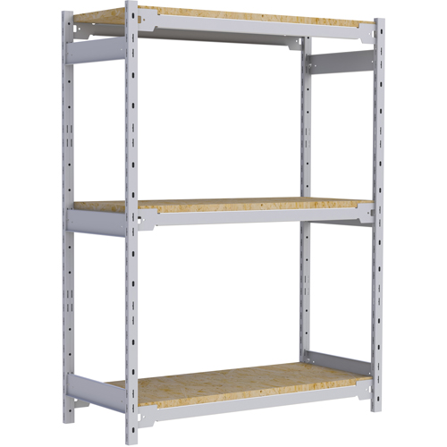 &eacute;tag&egrave;re-classeur de grande largeur, Acier, 3 Tablettes, 42" la x 18" p x 60" h Brunswick Fyr & Safety