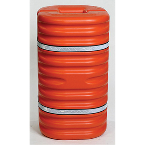 Protecteur de colonne, Ouverture int&eacute;rieure 8", 24" lo x 24" la x 42" h, Orange Brunswick Fyr & Safety
