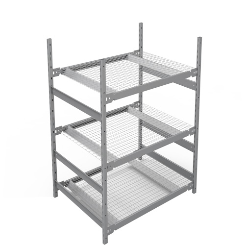 Wide Span Storage Shelving, Steel, Boltless, 1340 lbs. Capacity, 42" W x 60" H x 32" D Brunswick Fyr & Safety
