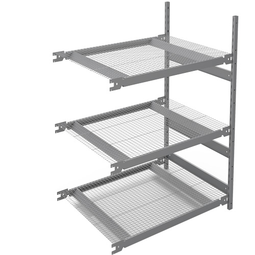 &eacute;tag&egrave;re de grande largeur, Acier, Sans boulons, Ajout, 42" la x 60" h x 32" p Brunswick Fyr & Safety