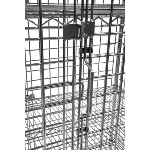 Chariot de s&eacute;curit&eacute;, Chrom&eacute;, 48" x 69" x 24", Capacit&eacute; 500 lb Brunswick Fyr & Safety
