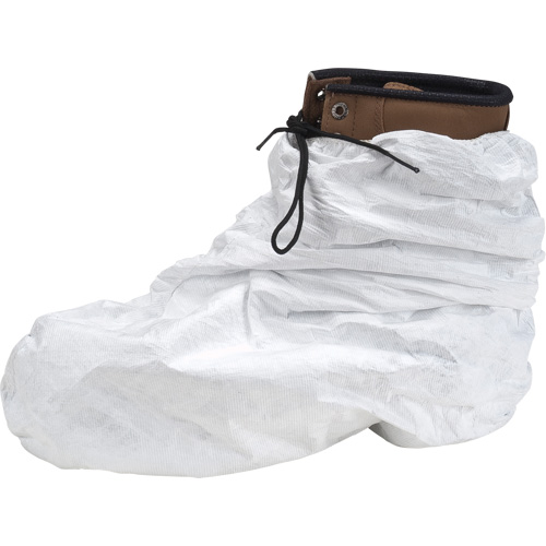 Tyvek&reg; 400 Shoe & Boot Cover, One Size, Polyethylene, White Brunswick Fyr & Safety